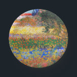 Vincent Van Gogh Flowering Garden Paper Plate<br><div class="desc">Paper Plates featuring Vincent van Gogh’s oil painting Flowering Garden (1853-1890). Flowers of magnificent colours—blue,  red,  yellow,  orange—decorate a dreamy garden. The best gift for lovers of Post-Impressionism and Dutch art collectors!</div>