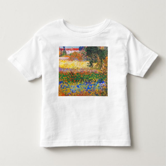Vincent Van Gogh Flowering Garden Toddler T-Shirt (Front)