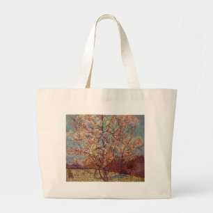 Vincent Van Gogh - Flowering Orchards Painting Large Tote Bag
