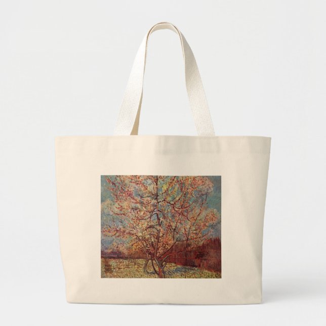 Vincent Van Gogh - Flowering Orchards Painting Large Tote Bag (Front)