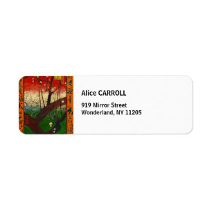 Vincent van Gogh - Flowering Plum Orchard Return Address Label