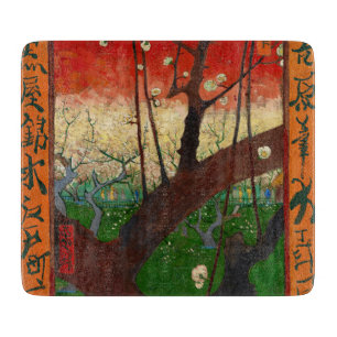 Vincent van Gogh - Flowering Plum Tree Cutting Board