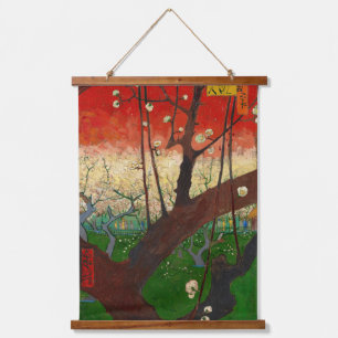 Vincent van Gogh - Flowering Plum Tree Hanging Tapestry