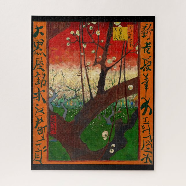 Vincent van Gogh - Flowering Plum Tree Jigsaw Puzzle (Vertical)