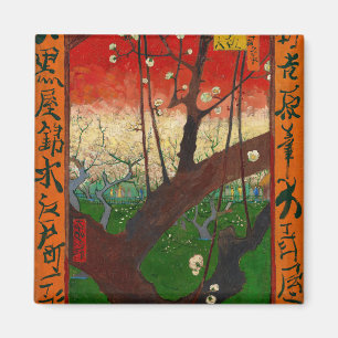 Vincent van Gogh - Flowering Plum Tree Magnet