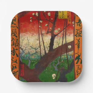 Vincent van Gogh - Flowering Plum Tree Paper Plate