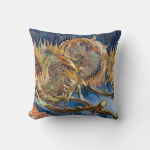 Vincent van Gogh - Four Cut Sunflowers Cushion