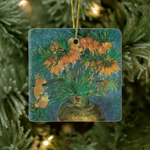 Vincent van Gogh - Fritillaries in a Copper Vase Ceramic Ornament