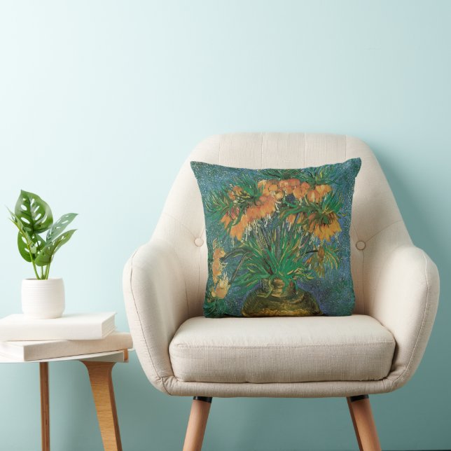 Vincent van Gogh - Fritillaries in a Copper Vase Cushion (Chair)