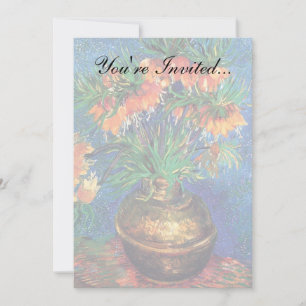 Vincent Van Gogh - Fritillaries In A Copper Vase Invitation
