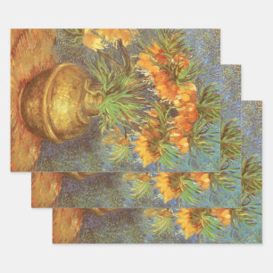 Vincent van Gogh - Fritillaries in a Copper Vase Wrapping Paper Sheet
