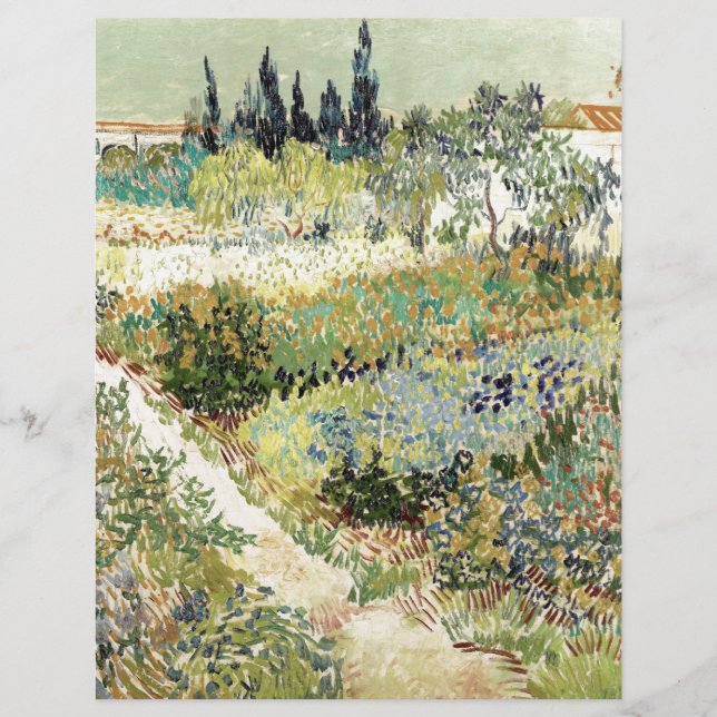 Vincent Van Gogh Garden at Arles (Front)