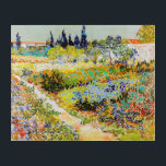 Vincent van Gogh - Garden at Arles Acrylic Print<br><div class="desc">Garden at Arles / Flowering Garden with Path / Jardin a Arles - Vincent van Gogh,  1888</div>