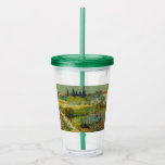 Vincent Van Gogh Garden at Arles Acrylic Tumbler<br><div class="desc">Acrylic Tumbler featuring Vincent van Gogh’s oil painting Garden at Arles (1888). A beatifically coloured garden of rich blues,  greens,  and reds is depicted in Arles,  France. The perfect gift for lovers of Post-Impressionism and Dutch art collectors!</div>