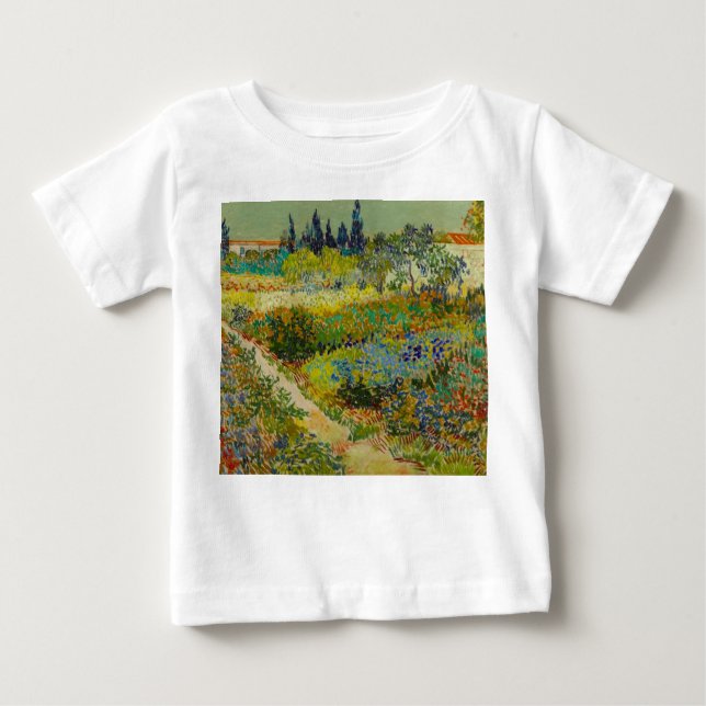 Vincent Van Gogh Garden at Arles Baby T-Shirt (Front)