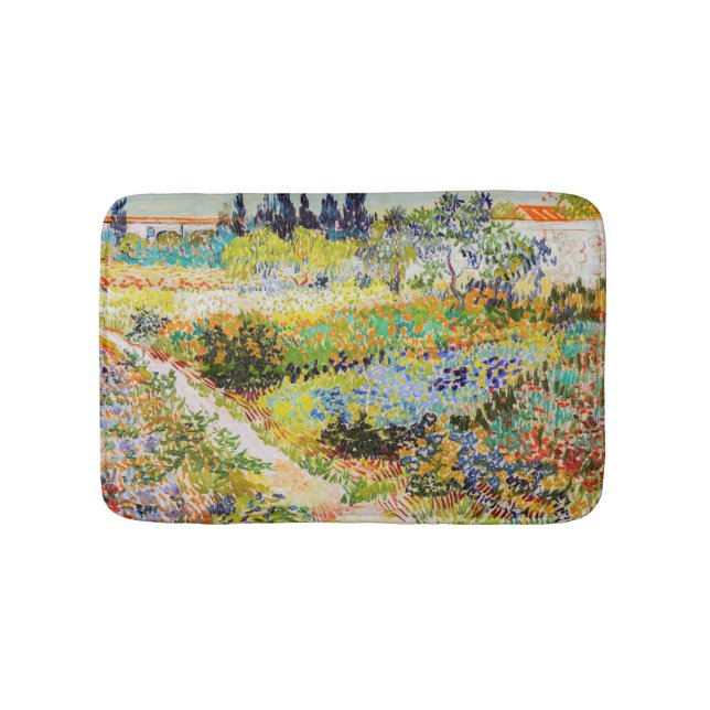Vincent van Gogh - Garden at Arles Bath Mat (Front)