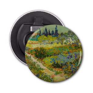 Vincent Van Gogh Garden at Arles Bottle Opener