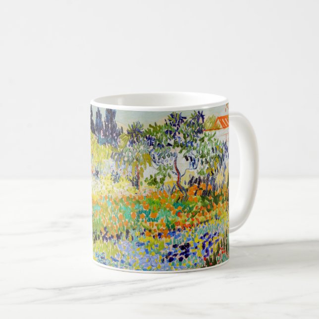 Vincent van Gogh - Garden at Arles Coffee Mug (Front Right)