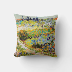 Vincent van Gogh - Garden at Arles Cushion