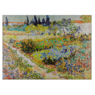 Vincent van Gogh - Garden at Arles Cutting Board