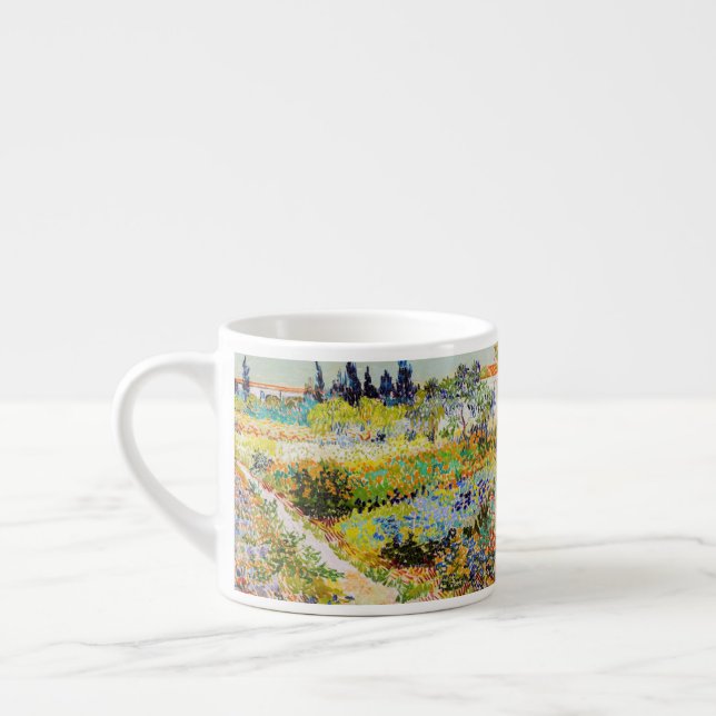 Vincent van Gogh - Garden at Arles Espresso Cup (Left)