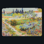 Vincent van Gogh - Garden at Arles iPad Pro Cover<br><div class="desc">Garden at Arles / Flowering Garden with Path / Jardin a Arles - Vincent van Gogh,  1888</div>