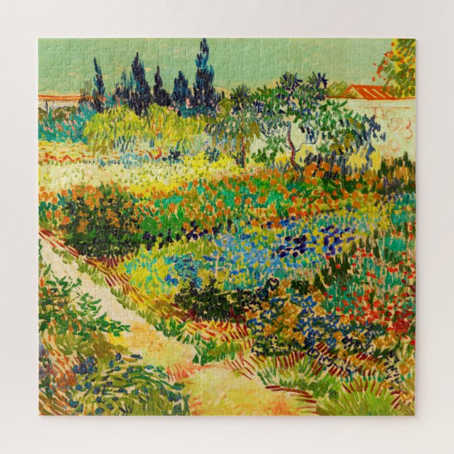 Vincent Van Gogh Garden at Arles Jigsaw Puzzle (Vertical)