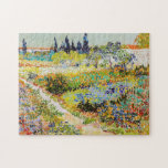 Vincent van Gogh - Garden at Arles Jigsaw Puzzle<br><div class="desc">Garden at Arles / Flowering Garden with Path / Jardin a Arles - Vincent van Gogh,  1888</div>