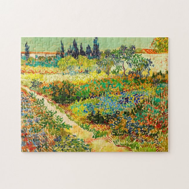 Vincent Van Gogh Garden at Arles Jigsaw Puzzle (Horizontal)