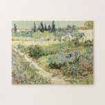 Vincent Van Gogh Garden at Arles Jigsaw Puzzle<br><div class="desc">Artist: Vincent Van Gogh Date: July,  1888 slight enhancement by 2sweet4wordsDesigns</div>