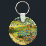 Vincent Van Gogh Garden at Arles Key Ring<br><div class="desc">Vincent Van Gogh Garden at Arles Keychain</div>