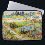 Vincent van Gogh - Garden at Arles Laptop Sleeve<br><div class="desc">Garden at Arles / Flowering Garden with Path / Jardin a Arles - Vincent van Gogh,  1888</div>