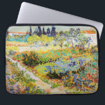 Vincent van Gogh - Garden at Arles Laptop Sleeve<br><div class="desc">Garden at Arles / Flowering Garden with Path / Jardin a Arles - Vincent van Gogh,  1888</div>