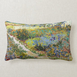 Vincent van Gogh Garden at Arles Lumbar Cushion