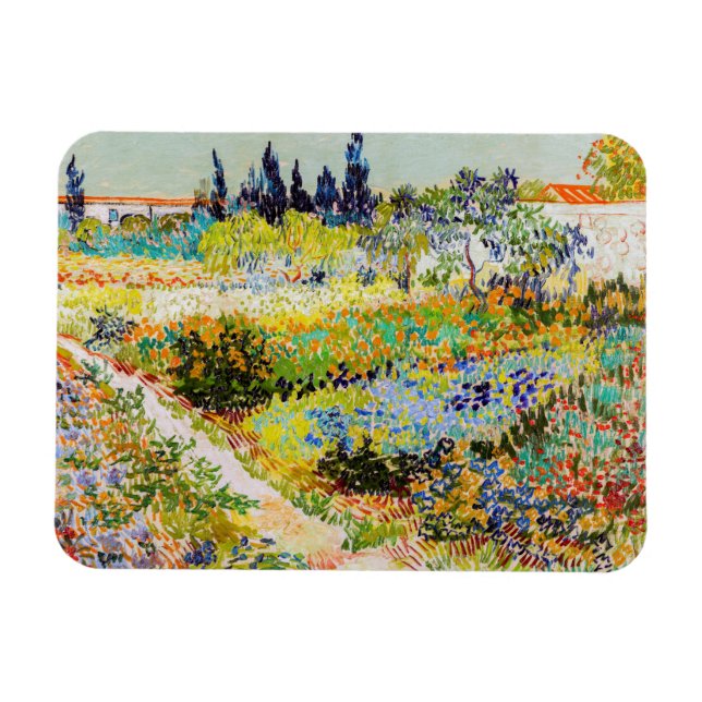 Vincent van Gogh - Garden at Arles Magnet (Horizontal)