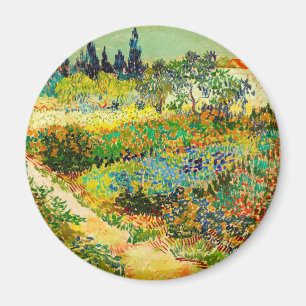 Vincent Van Gogh Garden at Arles Magnet