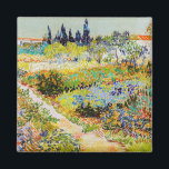 Vincent van Gogh - Garden at Arles Magnet<br><div class="desc">Garden at Arles / Flowering Garden with Path / Jardin a Arles - Vincent van Gogh,  1888</div>
