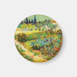 Vincent Van Gogh Garden at Arles Magnet