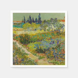 Vincent Van Gogh Garden at Arles Napkin