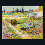 Vincent van Gogh - Garden at Arles Photo Print<br><div class="desc">Garden at Arles / Flowering Garden with Path / Jardin a Arles - Vincent van Gogh,  1888</div>
