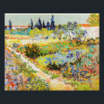 Vincent van Gogh - Garden at Arles Photo Print<br><div class="desc">Garden at Arles / Flowering Garden with Path / Jardin a Arles - Vincent van Gogh,  1888</div>