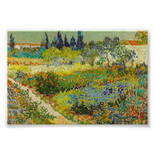 Vincent Van Gogh Garden at Arles Photo Print