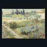 Vincent Van Gogh Garden at Arles Placemat<br><div class="desc">Vincent Van Gogh Garden at Arles</div>