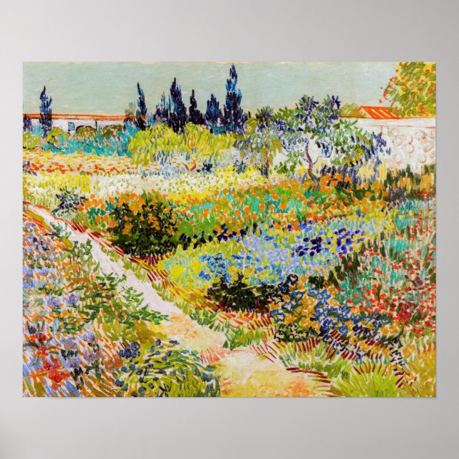 Vincent van Gogh - Garden at Arles Poster (Front)