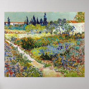 Vincent van Gogh Garden at Arles Poster