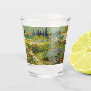 Vincent Van Gogh Garden at Arles Shot Glass