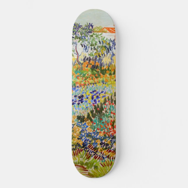 Vincent van Gogh - Garden at Arles Skateboard (Front)