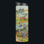 Vincent van Gogh - Garden at Arles Thermal Tumbler<br><div class="desc">Garden at Arles / Flowering Garden with Path / Jardin a Arles - Vincent van Gogh,  1888</div>