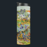 Vincent van Gogh - Garden at Arles Thermal Tumbler<br><div class="desc">Garden at Arles / Flowering Garden with Path / Jardin a Arles - Vincent van Gogh,  1888</div>