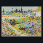 Vincent van Gogh - Garden at Arles Tissue Paper<br><div class="desc">Garden at Arles / Flowering Garden with Path / Jardin a Arles - Vincent van Gogh,  1888</div>